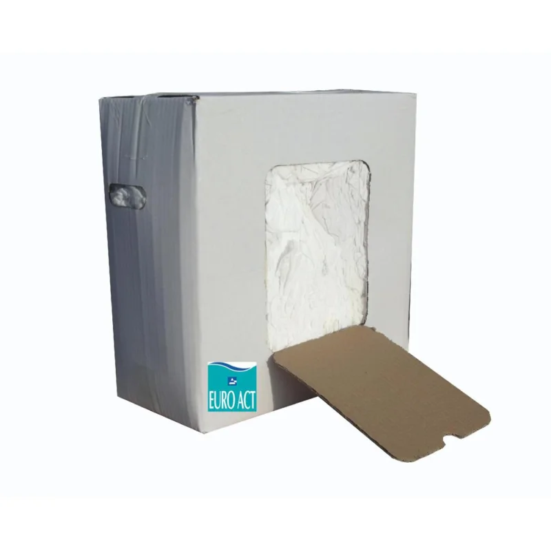 Chiffons blancs carton 10kgCRISTAL HYGIENE Meilleur Prix