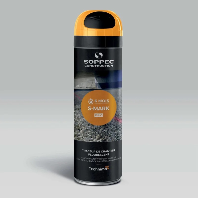 Affaire À Saisir Traceur de chantier S-MARK G/C 500ml orange fluoSOPPEC