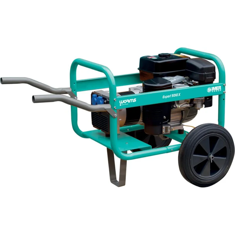 Groupe électrogène avec Kit brouette EXPERT 5010X 5,4kVA 3h40 4 300WIMER Commander Vite