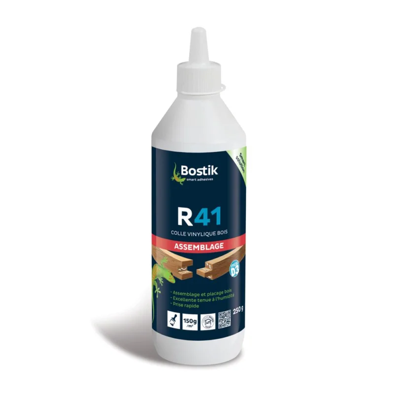 Colle vinylique R41 biberon 250gBOSTIK Vente Directe