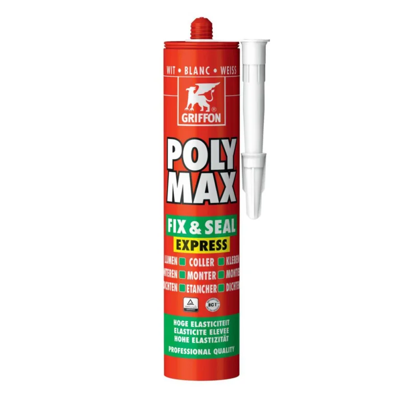 Acheter Direct Colle et mastic étanchéité POLY MAX FIX&SEAL blanc cartouche 435gGRIFFON