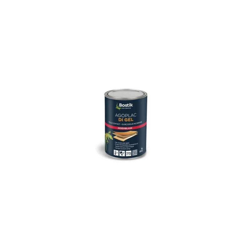 Colle AGOPLAC DI gel avec durcisseur incorporé bidon(s) 5LBOSTIK Nouveauté
