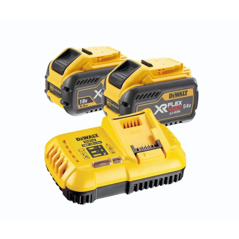 Batterie FLEXVOLT 18/54V 2/6Ah pack 2 + chargeurHILAIRE Super Prix