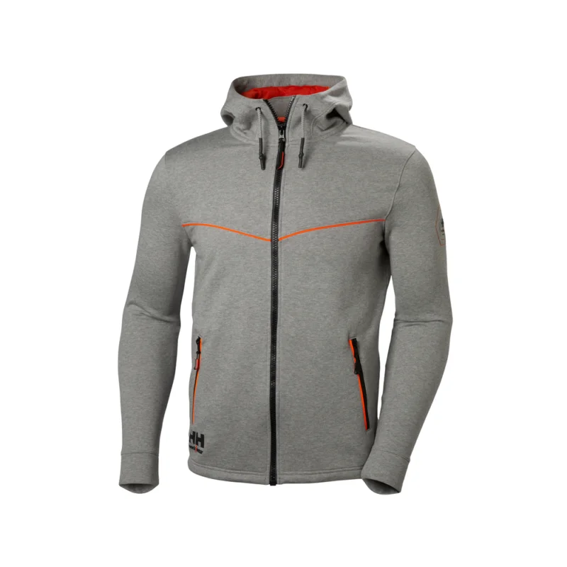 Offre Du Jour Veste à capuche zippé CHELSEA EVO gris T.LHELLY HANSEN