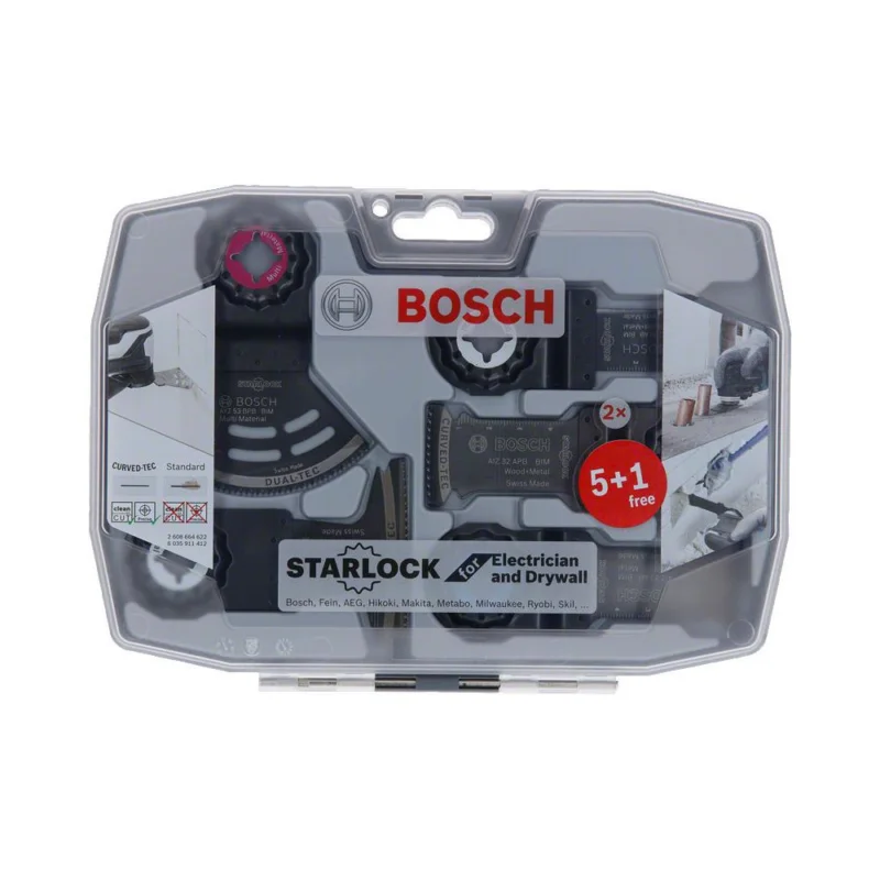 Promotion Lames de scie STARLOCK pour électricien et plaquiste coffretBOSCH