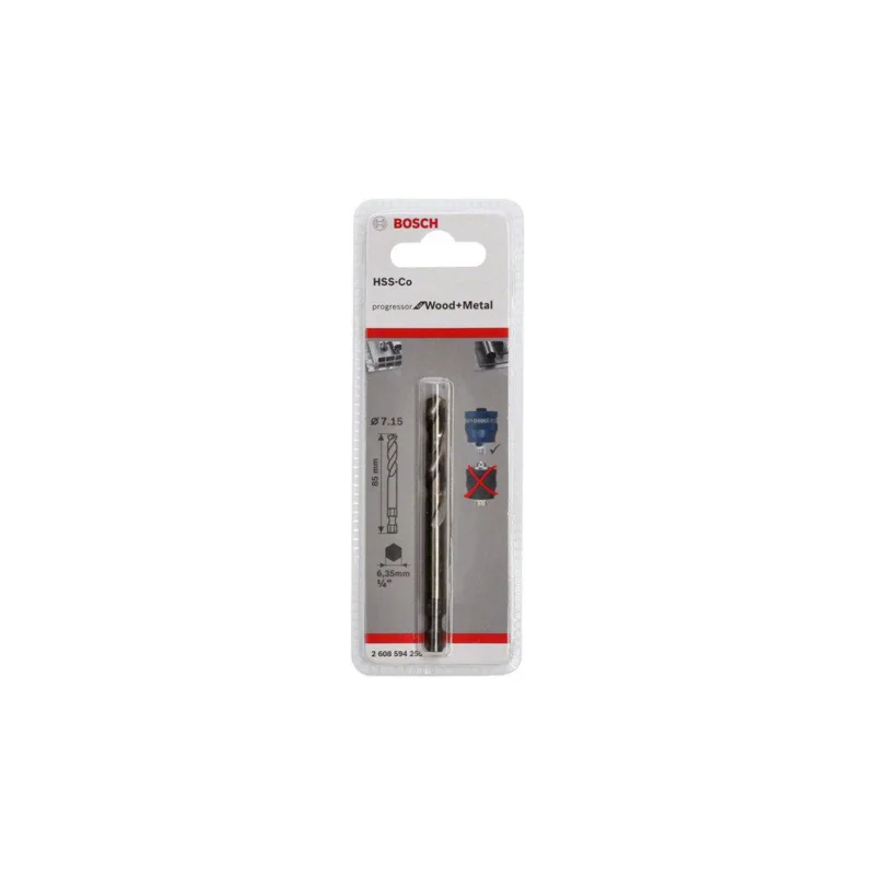 Acheter En Ligne Foret centrage PLUS HSS Ø7,15x85mmBOSCH