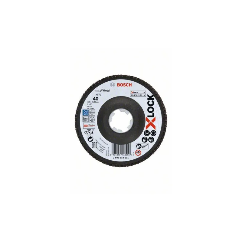 Certifié Plateau à lamelles métal Ø125mm FIB G40BOSCH