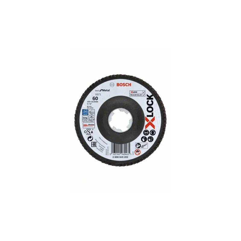 Plateau à lamelles métal Ø125mm FIB G60BOSCH Quantité Limitée