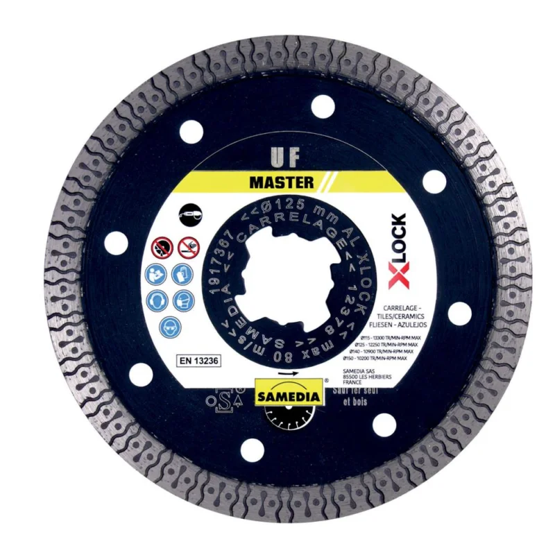 Satisfait Ou Remboursé DISQUE DIAMANT Ø125MM MASTER UF XLOCKSAMEDIA