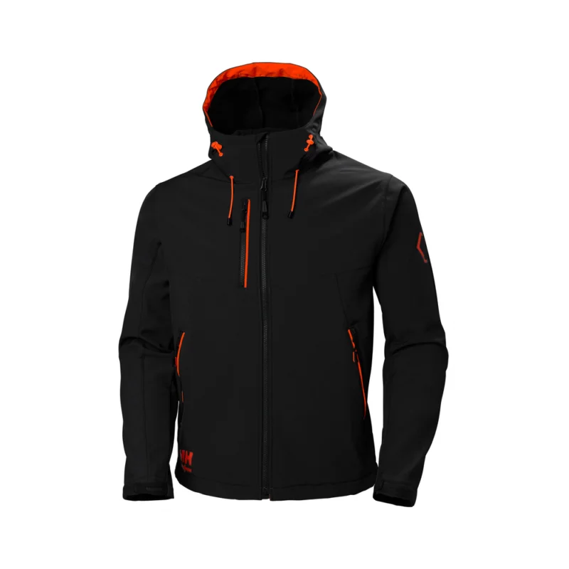 Acheter Direct Veste softshell CHELSEA EVOLUTION noir à capuche T.LHELLY HANSEN