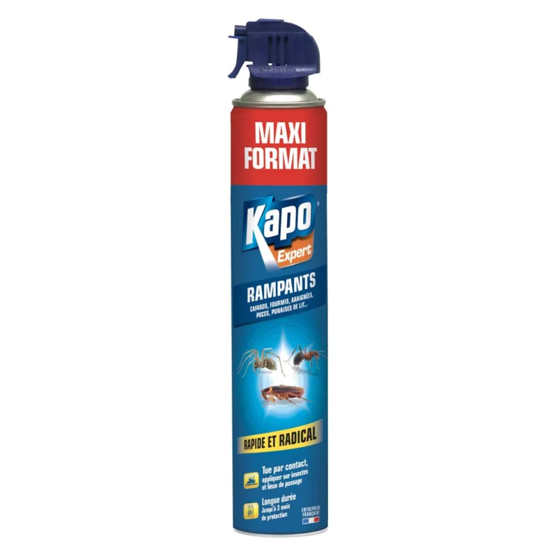 Prix Cassé Aérosol anti insectes rampants KAPO maxi format 500mlBRUNEL CHIMIE DERIVES