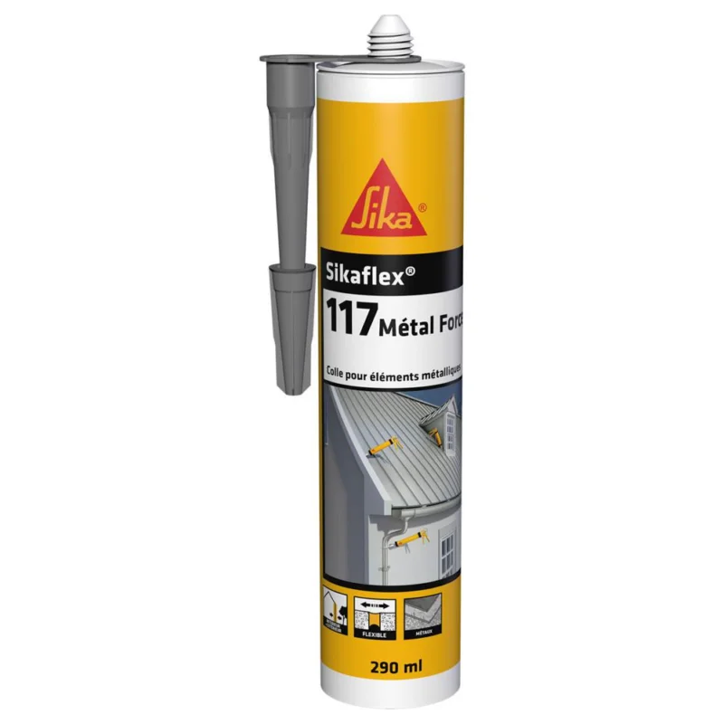 Pas Cher Colle rapide éléments métalliques SIKAFLEX 117 METAL cartouche 400gSIKA