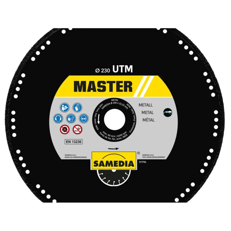 Nouvelle Collection Disque diamant Ø125mm MASTER UTMSAMEDIA