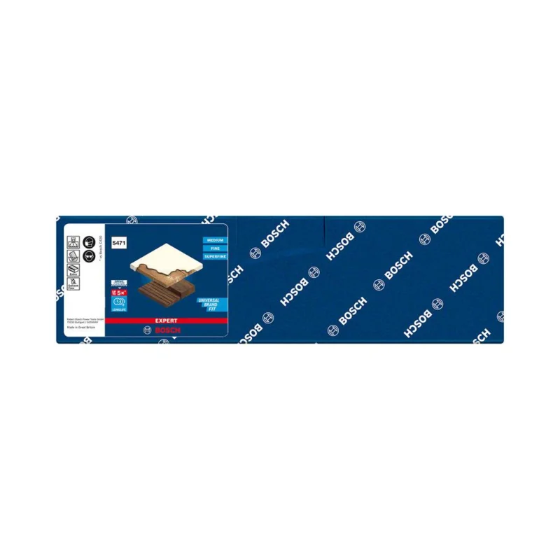 Eponge abrasive grain moyen 69X97X26mm rectangulaireBOSCH Nouvelle Collection