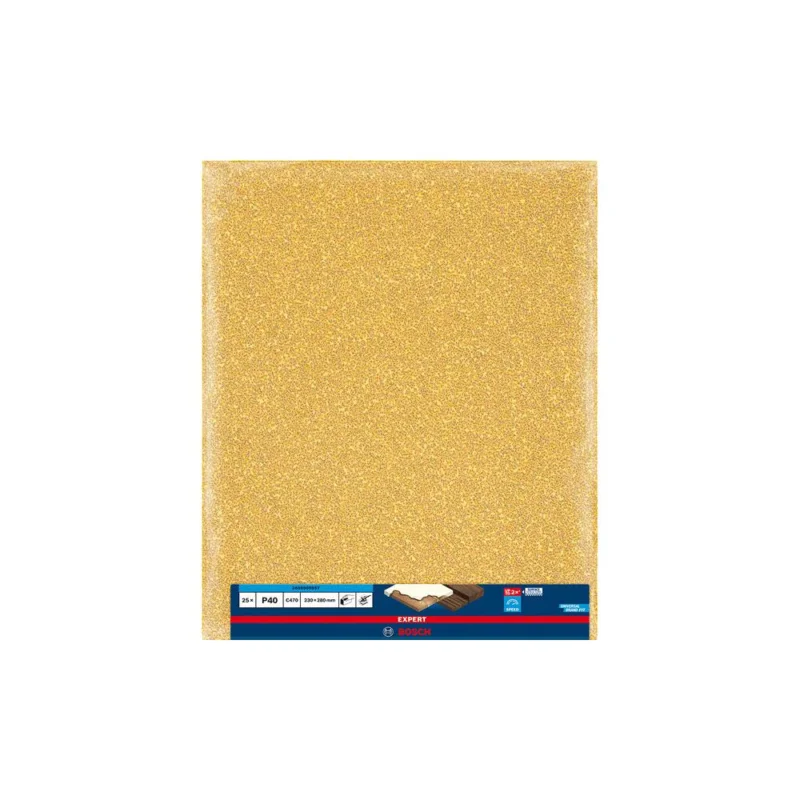 Abrasif à main C470 EXPERT 230X280 mm G40 feuille 1BOSCH Nouvelle Collection