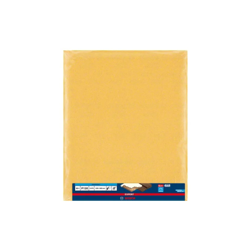 Réduction Abrasif à main C470 EXPERT 230X280 mm G120 feuille 1BOSCH