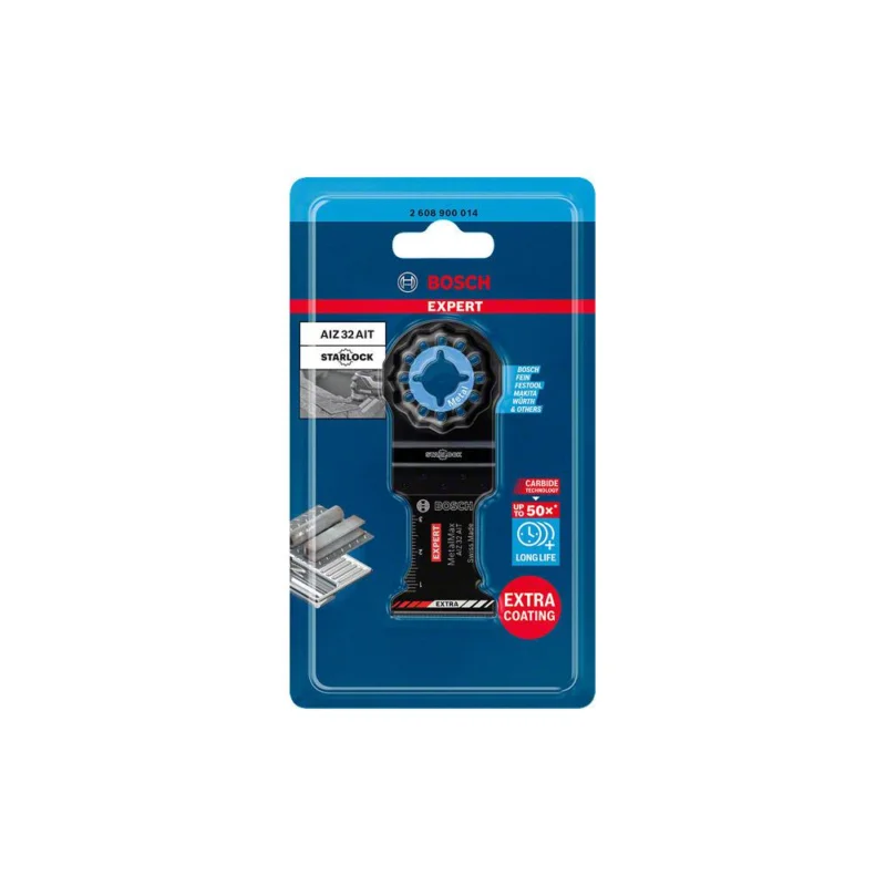 Lame de scie plongeante EXPERT STARLOCK AIZ 32AIT carbure métalBOSCH Usine Directe