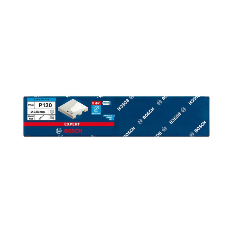 Disque abrasif treillis M480 EXPERT pour ponceuse Ø225mm G120 lot 25BOSCH Prix Bas