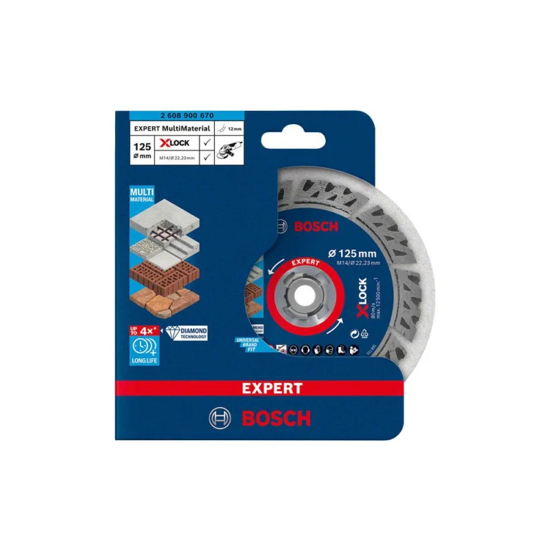 Soldes Disque à tronçonner diamanté X-LOCK EXPERT Ø125mmBOSCH