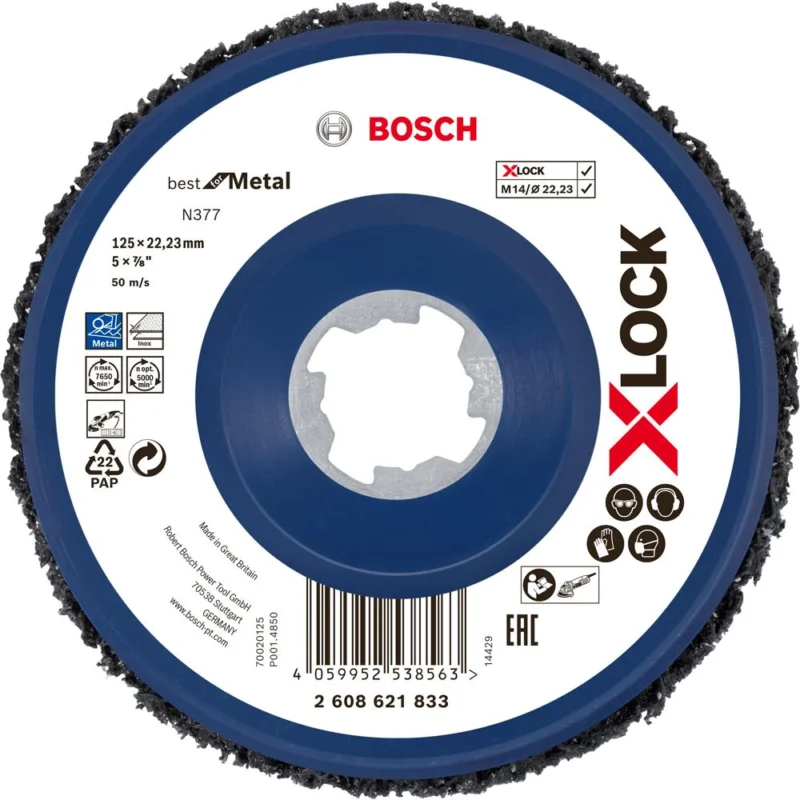 Nouvel Arrivage Disque de nettoyage X-LOCK Ø125mmBOSCH