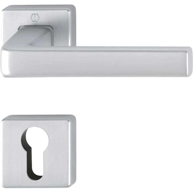 Paiement Sécurisé POIGNEE DE PORTE rosace DUBLIN F94-1 37- 47 argent clé IHOPPE