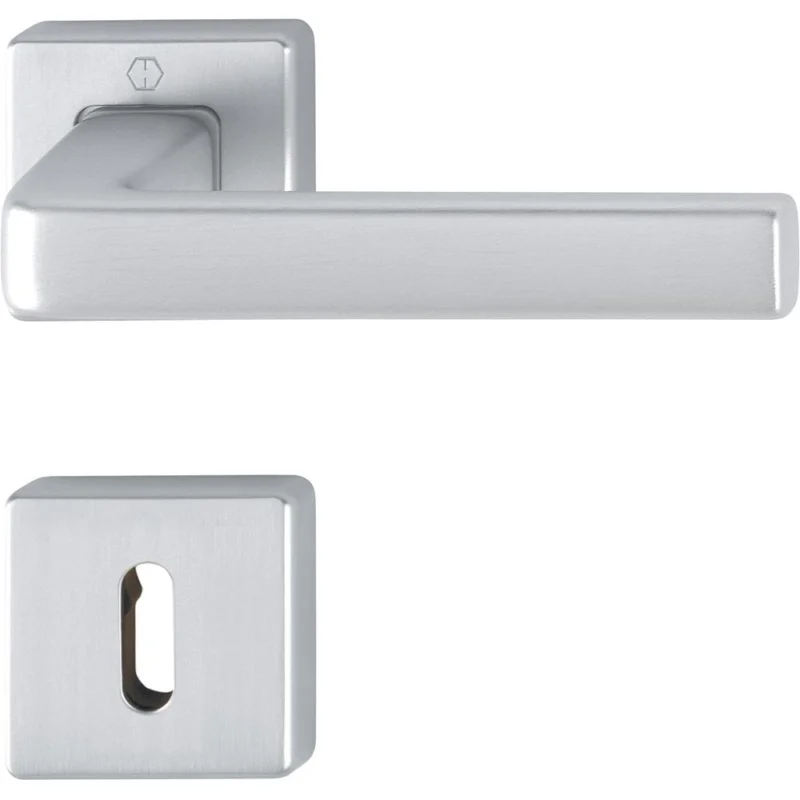 POIGNEE DE PORTE rosace DUBLIN F94-1 37- 47 argent clé LHOPPE Prix Cassé