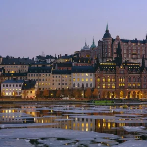 Winter View of Stockholm Prix Bas