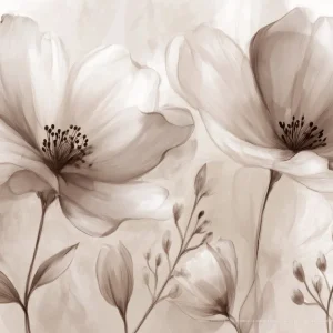 Commande En Gros Watercolor Flowers I