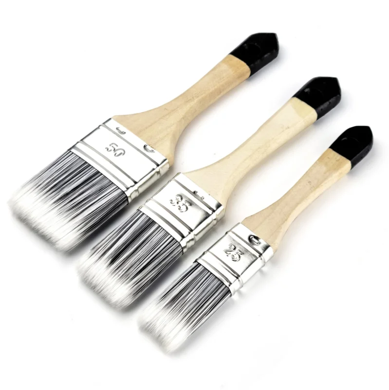 Ensemble de pinceaux à vernis Basic 3 pièces (25, 35, 50 mm) Commander Vite