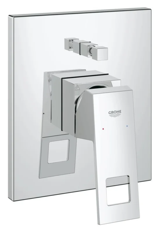 Prix Choc Eurocube -Façade pour mitigeur monocommande 2 sorties (Pour installation Douche ou Bain/Douche) (19896000)