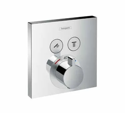 Acheter En Ligne Set de finition pour mitigeur thermostatique ShowerSelect E encastré avec 2 fonctions (15763000)