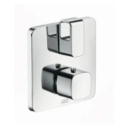 Vente Directe Set de finition pour mitigeur thermostatique encastré avec robinet d‘arrêt et inverseur (11733000)