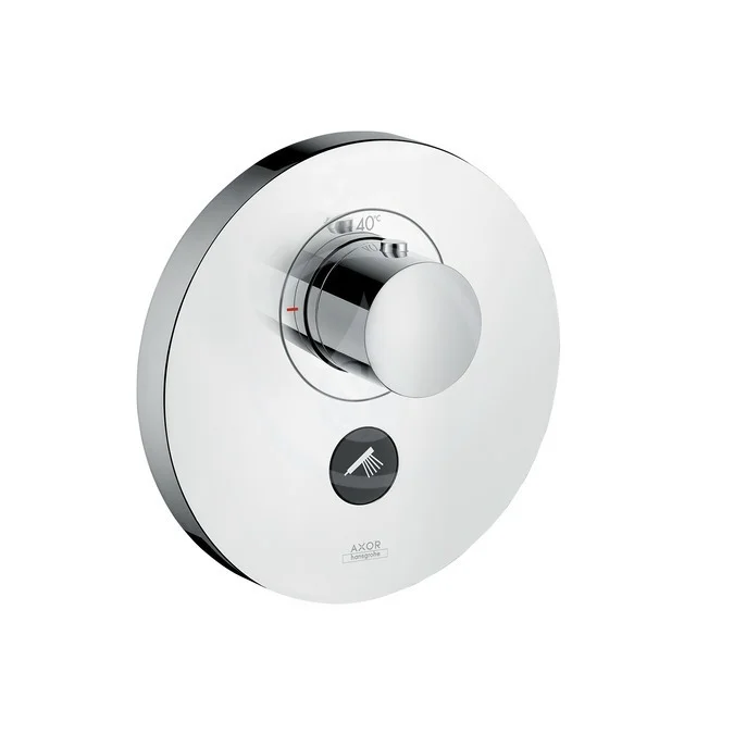 Set de finition pour mitigeur thermostatique rond encastré haut débit avec 1 sortie (36726000) Nouveauté