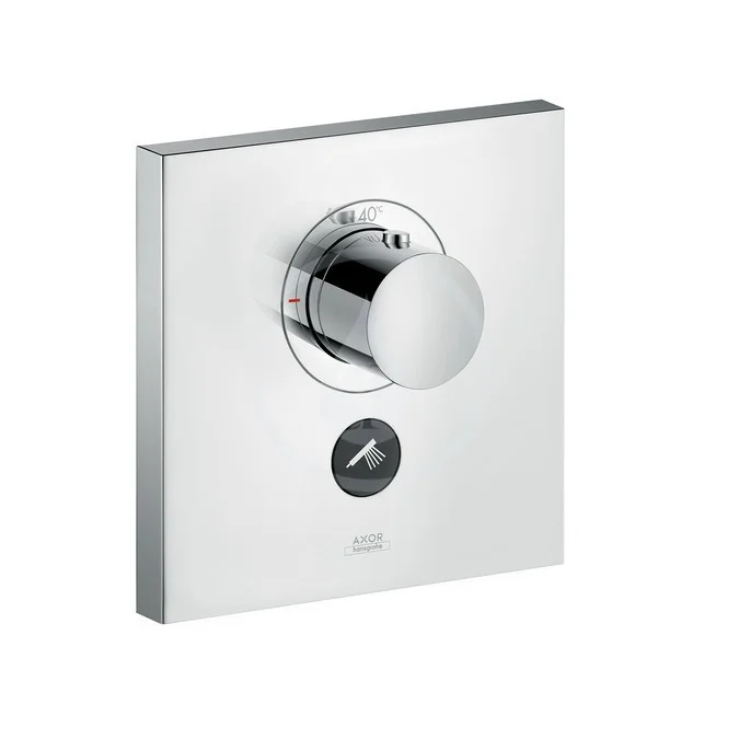 Seulement Aujourd'hui Set de finition pour mitigeur thermostatique Square encastré haut débit avec 1 sortie (36716000)