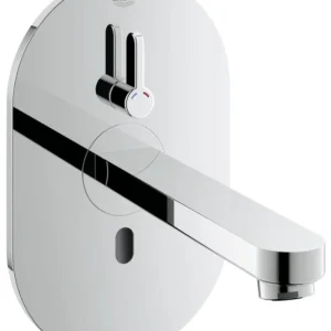 Retour Gratuit Eurosmart Cosmopolitan E Robinet infrarouge pour lavabo avec mitigeur et limiteur de température ajustable (36315000)