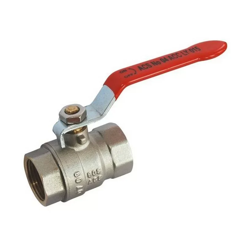 Dernière Chance Sferaco 580007 - Vanne à sphère 1"1/4 33x42 - FF - Laiton - ACS - Passage intégral