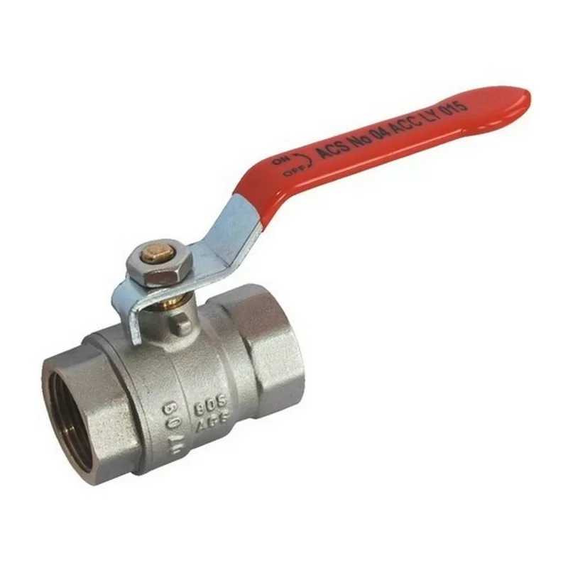 Commander Vite Sferaco 580005 - Vanne Arrêt à sphère 3/4" 20x27 PN30 - Laiton - VS 580 FF PI R Rge