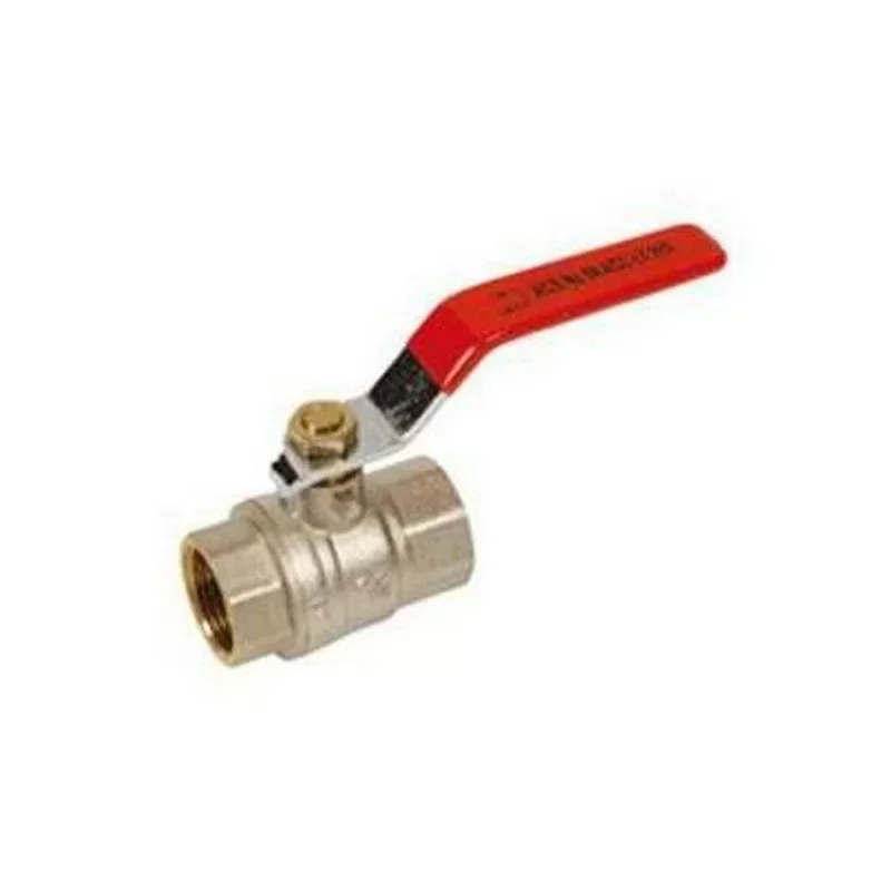 Prix Cassé Sferaco 509008 - Vanne à sphère PN25 1"1/2 40x49 - Laiton - Passage Intégral ACS Poignée rouge F/F