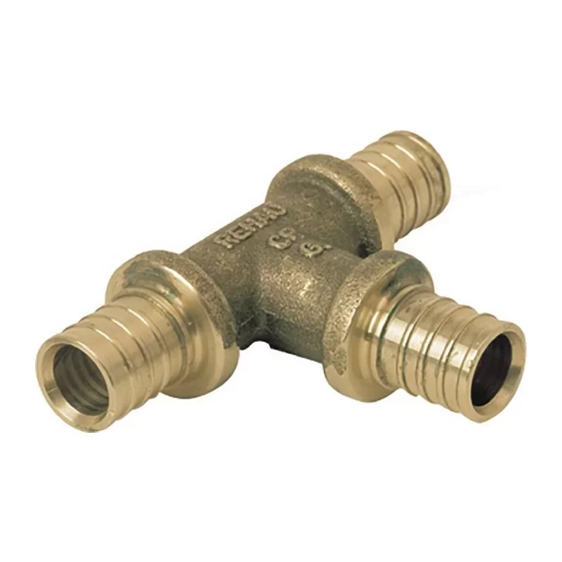 Rehau 1690451001 - Té égal diamètre 20-20x20 en laiton Nouveauté