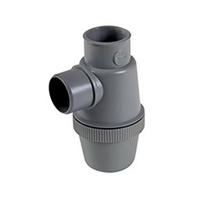 Nicoll YHC - Siphon de lavabo à coller - Entrée Verticale Ø40mm - PVC GRIS Petit Prix