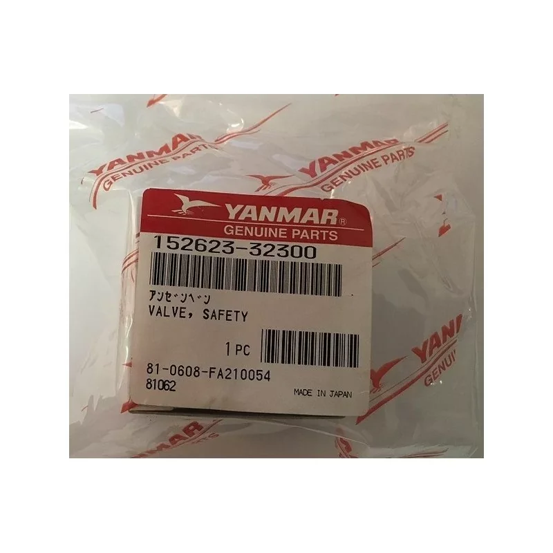 Populaire Yanmar 152623-32300 - Valve, Safety