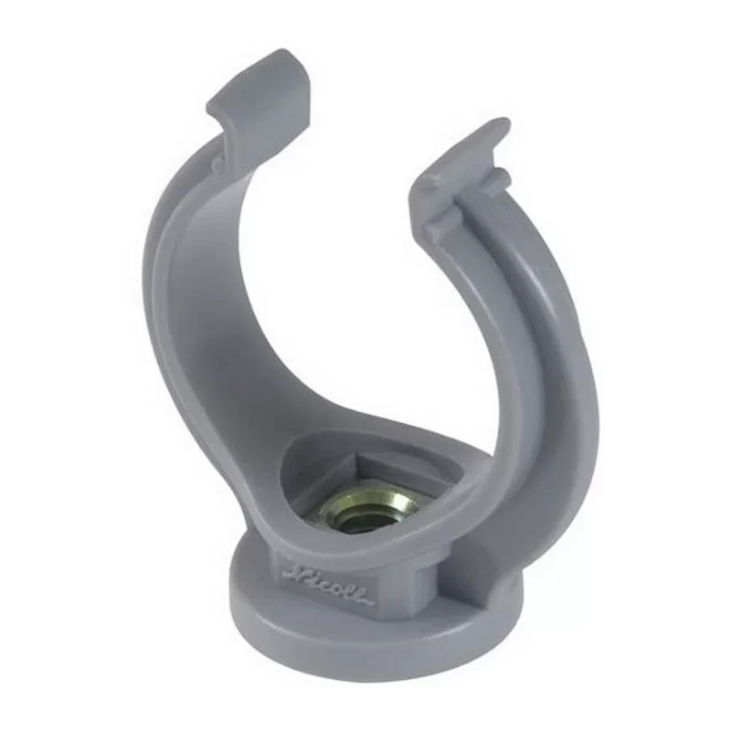 Nicoll CO32 - 10 Colliers lyre insert p.7/150 Ø32 gris Offre Spéciale