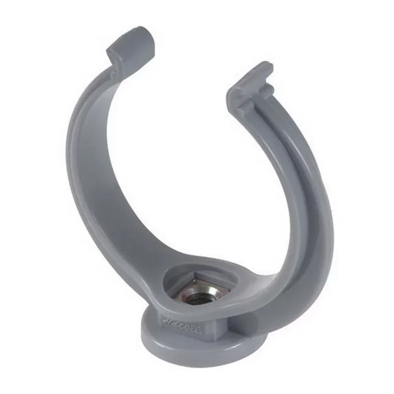 Nicoll CoO50 - 10 Colliers lyre insert p.7/150 Ø50 gris Haute Qualité