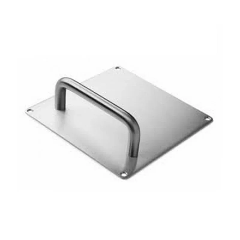 Quantité Limitée D Line 14.4213.02.121 - Poignée de porte avec platine carrée INOX mat