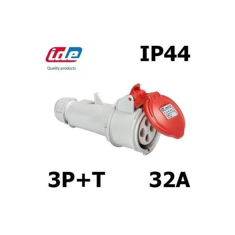 Ide 03205 Base prise basse tension 3P+T 32A 6h ip44 Expédié Aujourd'hui
