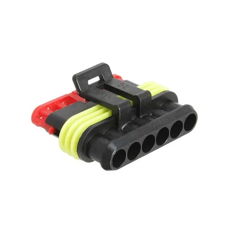 Te connectivity 282090-1 Connecteur automobile HSG PLG 1X06C F/H 6 voies superseal Réduction
