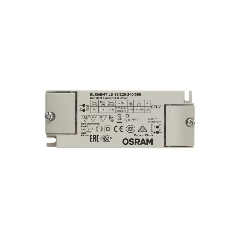 Affaire À Saisir Osram Element LD 15/220-240/350 Driver LED 15W
