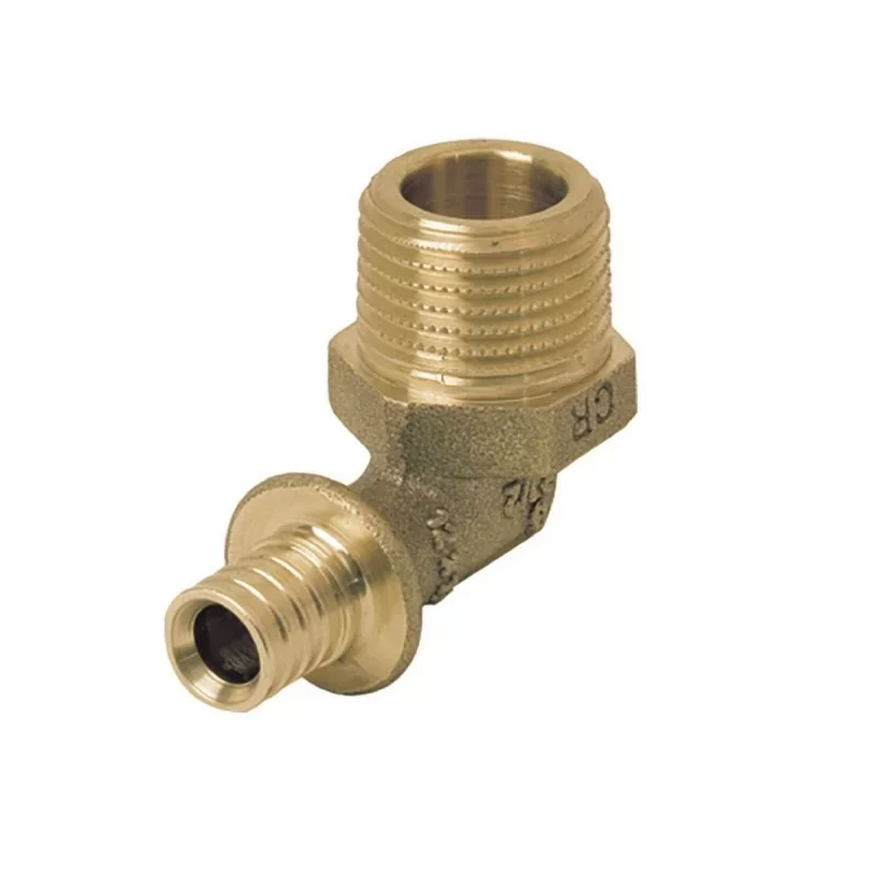 Marque Rehau 137623-001 - Coude 90° fileté m‚le 25-3/4"M en laiton