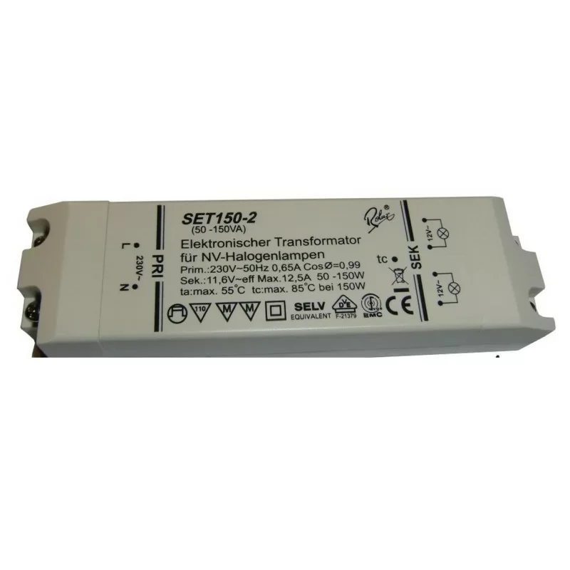 Expédition Rapide Selv SET150-2 Transformateur électronique Halogène 50-150W