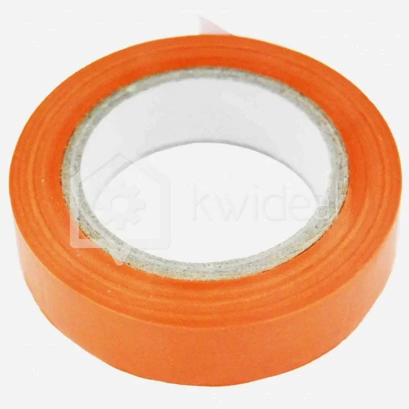 10 rouleaux isolants Scotchs pour électricien - Rubans de 10 mètres - ORANGE Solde